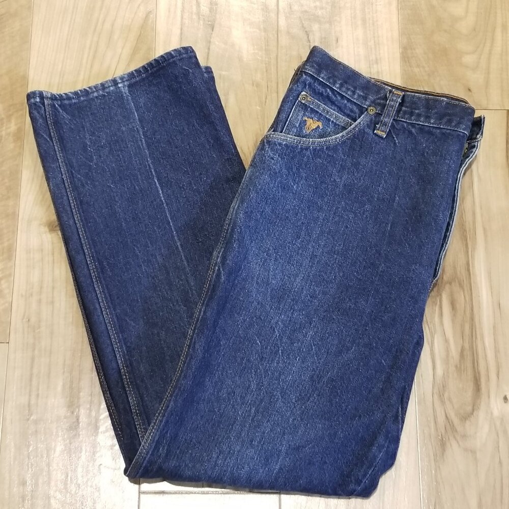 RARE Wrangler Cowboy Dress Jeans 36x30 Mens 80s Vintage
